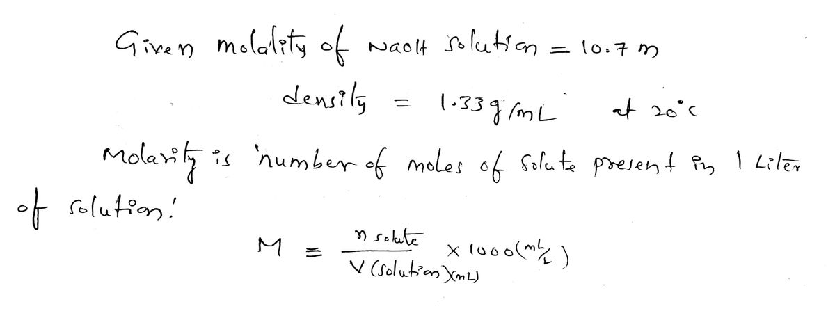 Chemistry homework question answer, step 1, image 1